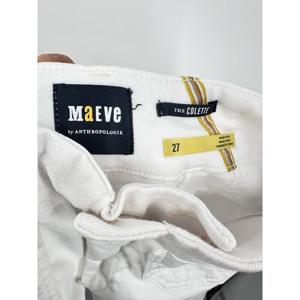Maeve Colette Pants in White (size 27) - Picture 10 of 12